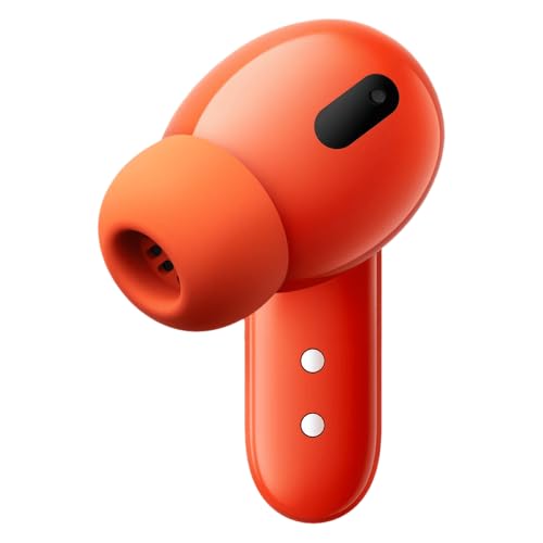 Image of CMF BY NOTHING Buds Pro TWS Earbuds, 45 dB Hybrid ANC, 10 mm Drivers, Ultra Bass, 39 Hrs Playtime, IP54, Bluetooth 5.3, Fast Charging, Clear Calls with 6 Mics, Low Latency Mode for Gaming (Orange)