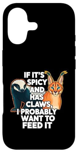 Honey Badger Caracal Spicy Animal Keeper Meme �X�}�z�P�[�X iPhone 17 �p