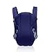 SONARIN 2018 Einfache und leichte Babytrage,leicht,bequem,Atmungsaktiv,freie Größe, Polyester, Ergonomisch,3 Tragende Positionen,Angepasst an Ihr Kind wachsende,Ideal Geschenk(Dunkelblau)