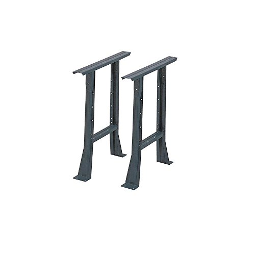 Edsal 5708 Flared Fixed Height Heavy Duty Bench Leg, 6000 lbs Capacity, 36