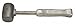 American Hammer AM5ZNAG Sledge Hammer, 5 lb, 14" Zinc/Aluminum, 3.25" Height, 2.5" Width, 14" Length