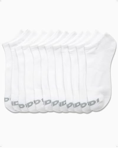 AND1 Mens Low Cut Socks - 12 Pack Performance Stretch Athletic Compression Sock for Men - Sports No Show Socks (6-12.5)3