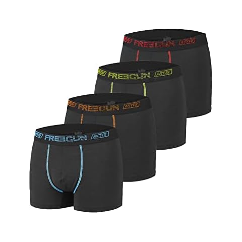FREEGUN Boxer Homme AKTIV Lot de 4 Cover