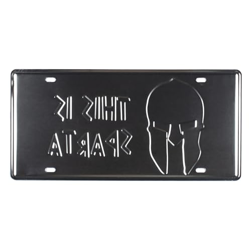 Image of inchThis Is Sparta inch Vintage Retro Metal Signs - License Wall Plate, Car Tag - Ideal for Cafe, Restaurant, Shop, Home, Hotel, Club, Office, Living Area - Design Plaque