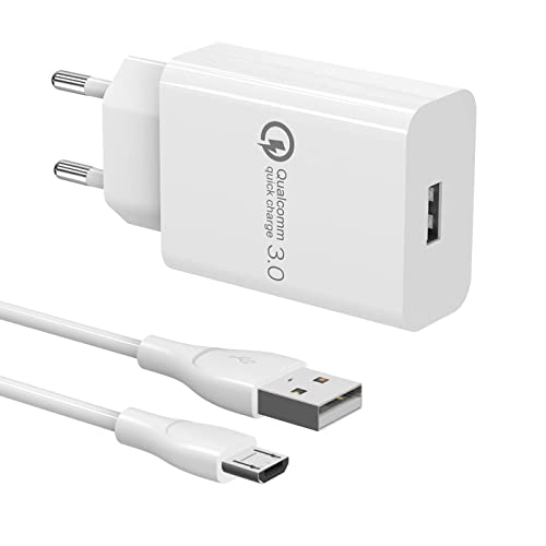 Vantaggio：Il caricabatterie BERLS è due volte più veloce del caricabatterie samsung originale, La tecnologia Quick Charge 3.0 ricarica i dispositivi compatibili fino all'75% in 35 minuti