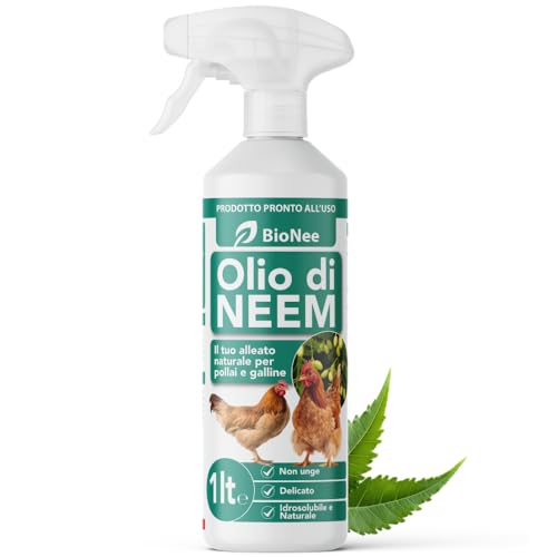 🌿 Formula naturale di alta qualità, estratta a freddo – L’Olio di Neem Bionee Speciale Pollaio e Galline è realizzato con olio di neem idrosolubile ottenuto da estrazione a freddo e procedimenti fisici, che preservano al meglio le proprietà naturali del neem. Grazie agli emulsionanti naturali, la lozione è stabile, sicura e facile da applicare, senza additivi chimici aggressivi. Un prodotto pensato per chi desidera la massima purezza e un risultato affidabile.