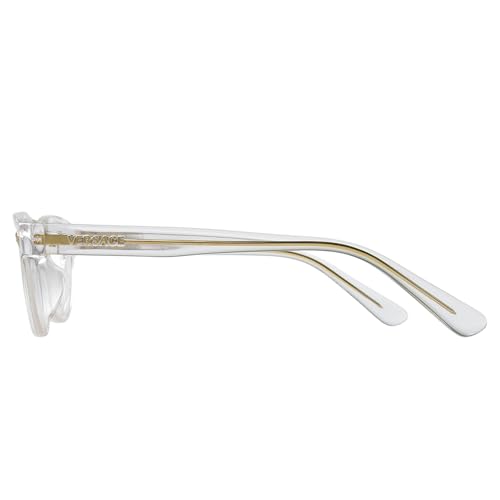 Image of Versace Kids VK 3322U 148 Crystal Plastic Cat-Eye Eyeglasses 47mm