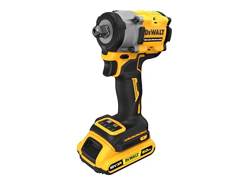 DEWALT 18V Bless 1/2 CIMP WCH 406NM 2 X 2AH DP, Yellow