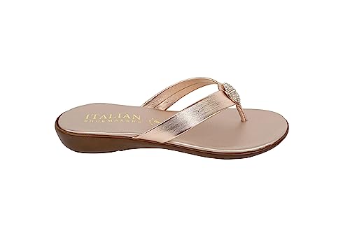 ITALIAN Shoemakers Women's Gea Thong Flip Flop Sandal3