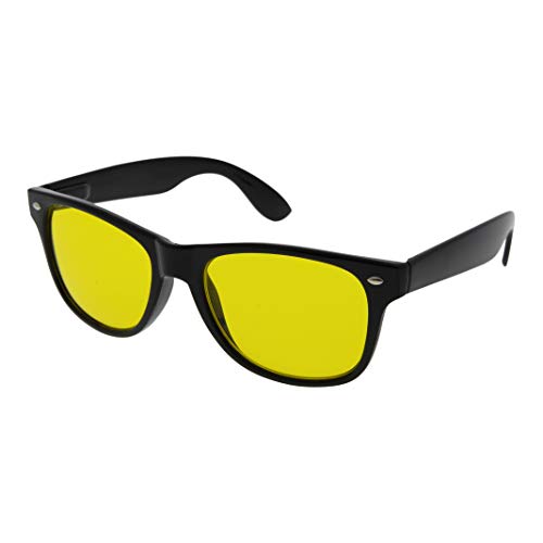 grinderPUNCH® Blue Blocking Driving Sunglasses Amber Yellow Tinted Lens