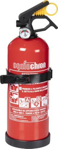 Start Extincteur à Poudre ABC/M 1 kg homologué Rina - 8A 34B C - Certifié en 3-7 - Approuvé pour la Navigation de Plaisance 0029/2023 - Certification CE...