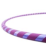 The Spinsterz Beginner Hoop: Weighted Fitness Hula-Hoop for Adults Weight Loss, Waist Exercise Ring for Cardio & Core, Adjustable Quality Detachable Hula Shaper for Beginners, Made in USA - Iris