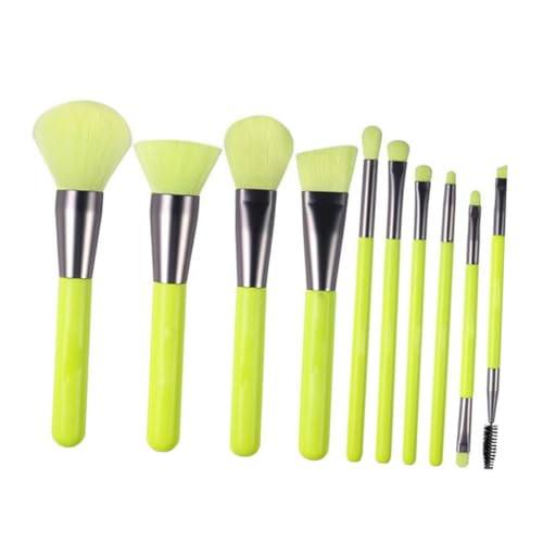 BIUDECO 10  make up brush makeup brush cosmetic ₤ ؐ Green