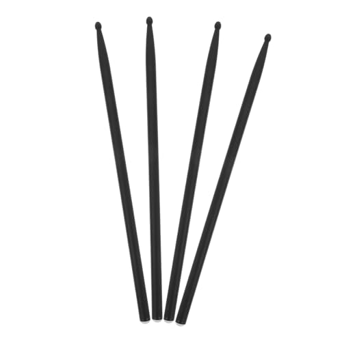 Baquetas Vaguelly de fibra de carbono, 4 piezas, ligeras y elegantes para práctica y actuación, aptas para principiantes y diversos tipos de batería miniatura 1