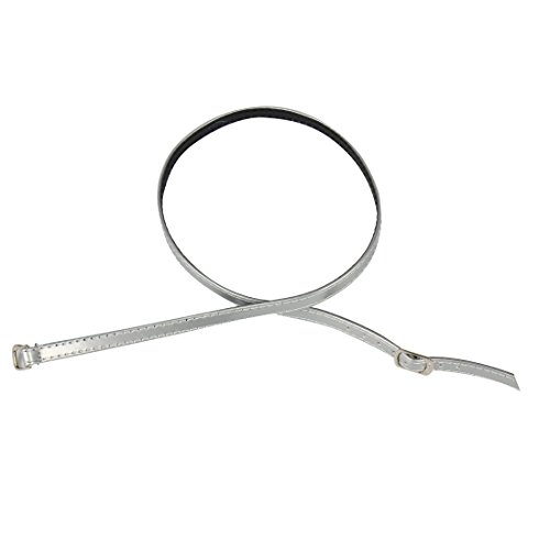 Andux Frauen Abnehmbar Anti-Rutsch Abnehmbare Schuhbaender Zum Befestigen von hochhackigen Schuhen und Flache Schuhe 1 Paar PXD-02 (Spiegel silber) Cover