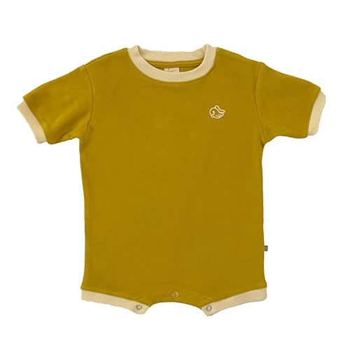 Image of About Baby Shop Geneve Oversized Brushed Jersey Romper - Angel Wing Embroidery - Cozy