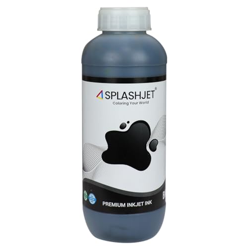 Image of Splashjet 005 Compatible Refill Ink for Epson M1100, M1120, M1140, M1170, M1180, M2140, M2170, M3140, M3170, M3180 Printer - Ink Bottle for Epson 005 Ink Code - (1kg Black Ink) Bottle - 504516