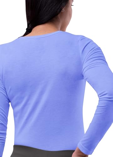 Image of Sivvan Scrubs for Women - Long Sleeve Comfort Underscrub Tee 3-Pack