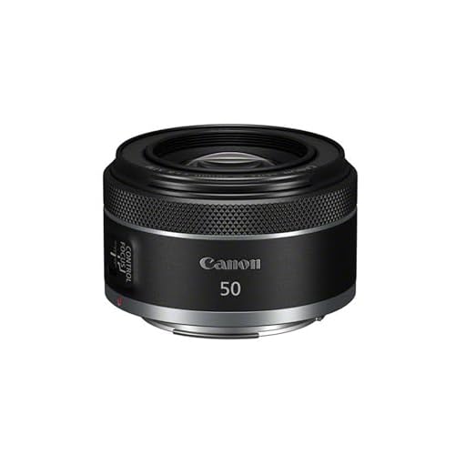 Canon RF 50mm F1.8 STM Lens | Compact and Lightweight, Fast F1.8 Aperture, Compatible with all Canon EOS R Series Cameras, Black