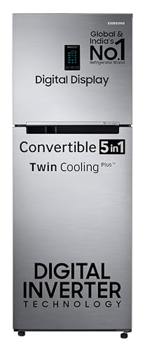 Samsung 322 L, 2 Star, Convertible 5-in-1 Digital Inverter with Display Frost Free...