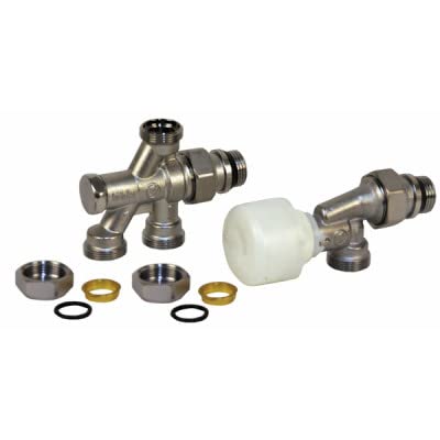 Giacomini - Grifería gas de radiador - Válvula 2 vías R438TG 1/2" x 16 - : R438X062