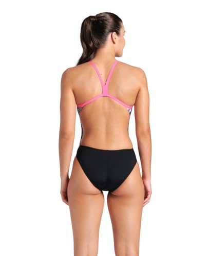 Arena Womens Arena Performance Women's Airbrush Challenge Back Swimsuit Sporty Bathing Suit
