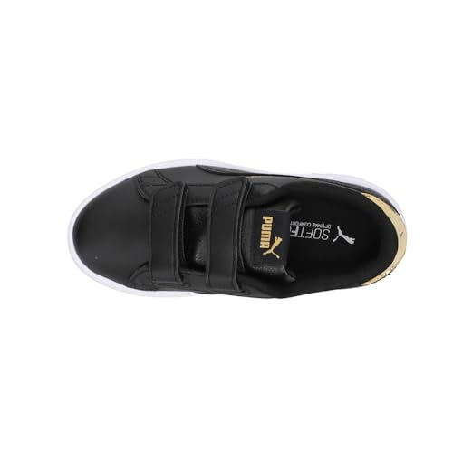 PUMA Toddler Girls Smash V2 Mirror Metallic Slip On Sneakers Shoes Casual - Black4