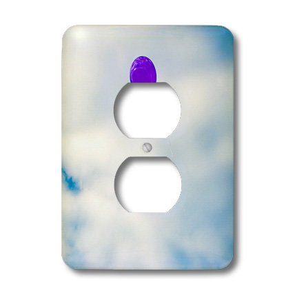 Ballon flottant violet enfant primaire LDS églises plaque interrupteur double