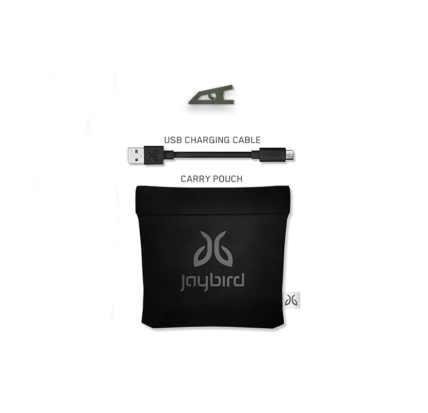 Daytona Jaybird Kulaklık Çantası + USB Şarj Kablosu + Yeşil Yaka Klipsi