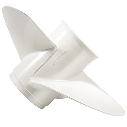 Vqprops Oem Upgrade 13 5/8 X 13 (15 Spline Tooth) Aluminum Boat Outboard Propeller Fit Yamaha Engines 50-130Hp Oem Parts No.6E5-45949-00-El,Rh thumb #2