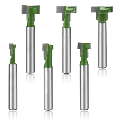 BAYTORY 6Pcs Keyhole Router Bits Set