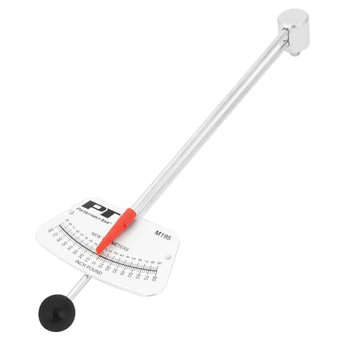 Performance Tool M195 1/4-Inch Drive Torque Beam Wrench - 0-80 inch/lbs | Ball Handle | Accurate Torque Measurement