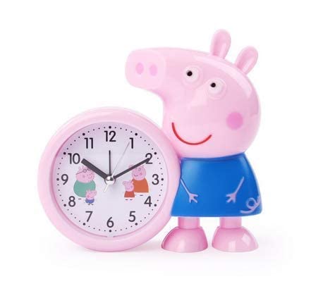 ARTLABEL Plastic Cute Cartoon Theme Desk Alarm Clock for Kids, Students (Multicolour, 14 x13 x 4cm) (Cute Pig (Blue)) (B0BHL4VC26) Amazon Price History, Amazon Price Tracker