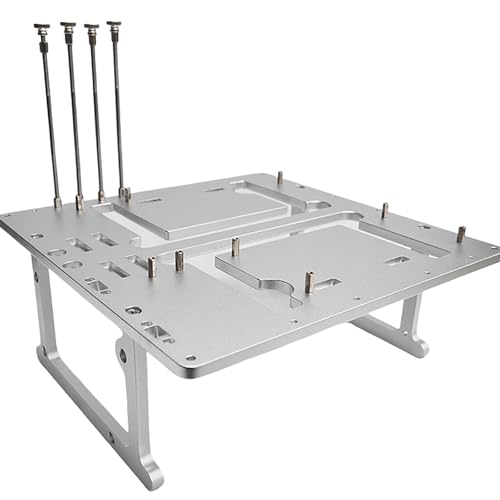 Image of Open Air Frame Computer Case PC Test Bench Aluminum Computer Cases Shell, Support Installation of Water Cooling Devices Compatible with ITX /MATX /ATX Motherboards(MATX Motherboard)