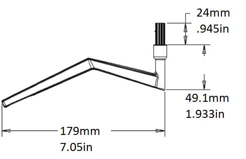 Rattleware Espresso Machine Zig Zag Group Brush For Home, Cafe, Restaurant Or Hotel - Long Durable Handle Coffee Grinder Cleaning Brush Trusted By Most Baristas - Black/White (7 Inches) #TOP3