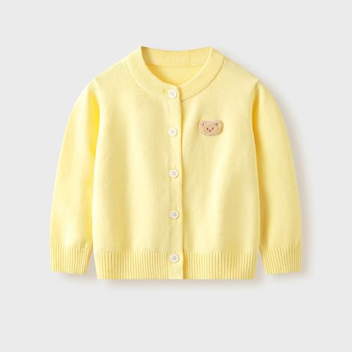 Kids Little Girl Thin Knit Sweater Coat Long Sleeve Button Up Cardigan Cable-Knit Knitwear Jacket Fall Winter Clothes2