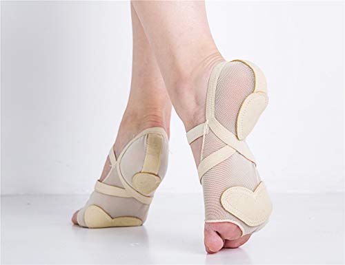 Women's Full Body Dance Foot Undies Lyrical Skin Shoes Mesh Stretch Kids Dance Paws Socks3
