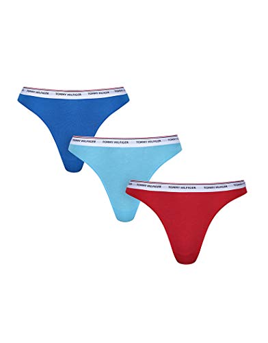 Preisvergleich Produktbild Tommy Hilfiger 3 Pack Thong American Beauty / Princess BL Small