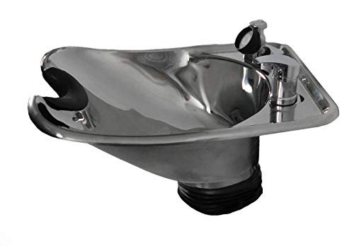 Beauty Salon Shampoo Polished Stainless Steel Tilt Bowl Wall Mounted Salon Equipment Tlc-1568Wt #TOP1