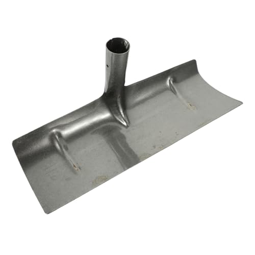 Toyvian Testa di Pala per Pulizia Letame in Ferro 40cm per Pollame Utensile Manuale Giardinaggio Resistente Durevole Semplice da Montare per Uso Avicolo e Agricolo