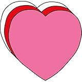 Heart Large Tri Color Creative Cut-Out