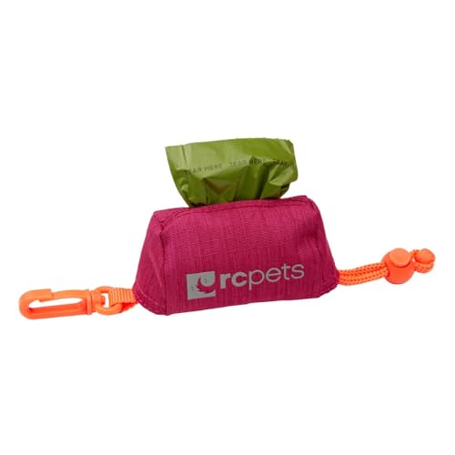 Image of RC Pets P.U.P Bag, Dog Poop Bag Holder with Leash Attachment (Heather Azalea)