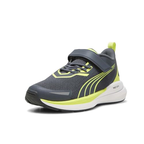 PUMA Kids Boys Kruz Slip On Sneakers Shoes Casual - Grey, Yellow - Size 12 M2