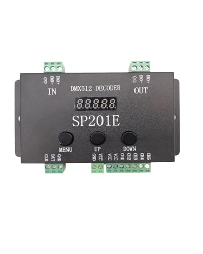 DMX512 magic color decoder WS2811 full color light strip led controller stage light engineering sub-control SP201E