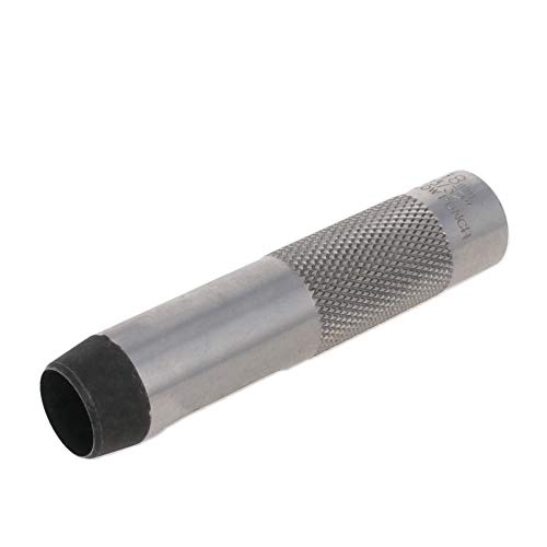 Utoolmart 穴あけポンチ 皮抜きポンチ 中空パンチャー ハトメ抜き 1本入り 直径18mm 全長100mm 炭素鋼製 ポンチセット ポンチ 中空 打ち具 パンチ ベルト 中空パンチセット 道具 DIYツール 財布 レザー 作業用