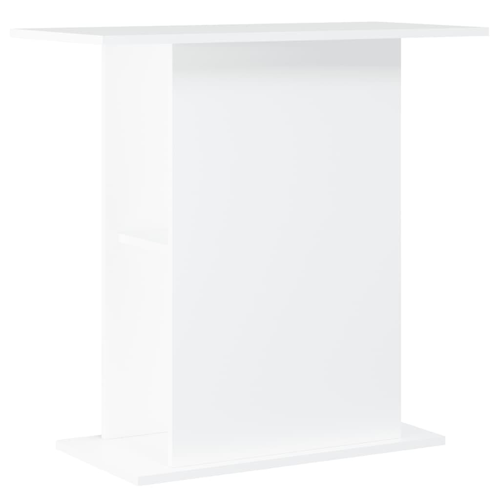 BAZZI Szafka Akwarium Stojak Szafka do Akwarium Wielowarstwowy Biały 36x75x72,5 cm