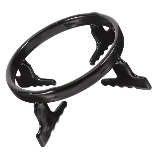 PRETYZOOM Soporte para Estufa de Gas en Hierro Resistente Antideslizante para Cafetera Italiana y Ollas, Rejilla Robusta para Cocina Portátil de Gas y Fogones de Sobremesa