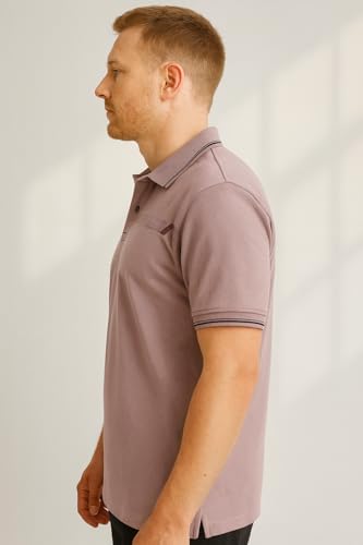 Image of Dollar Pack of 1 Men's Cotton Polo T-Shirt with Classic Collar