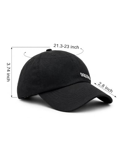 Gorra para hombre Dog Dad bordada de algodón lavado miniatura 3