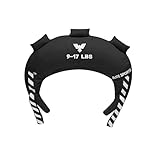 Elite Sports Bulgarian Canvas Bag Fitness Canvas MMA Gym Cross Training Sandbag (Black, 17 LBS) - UNFILLED